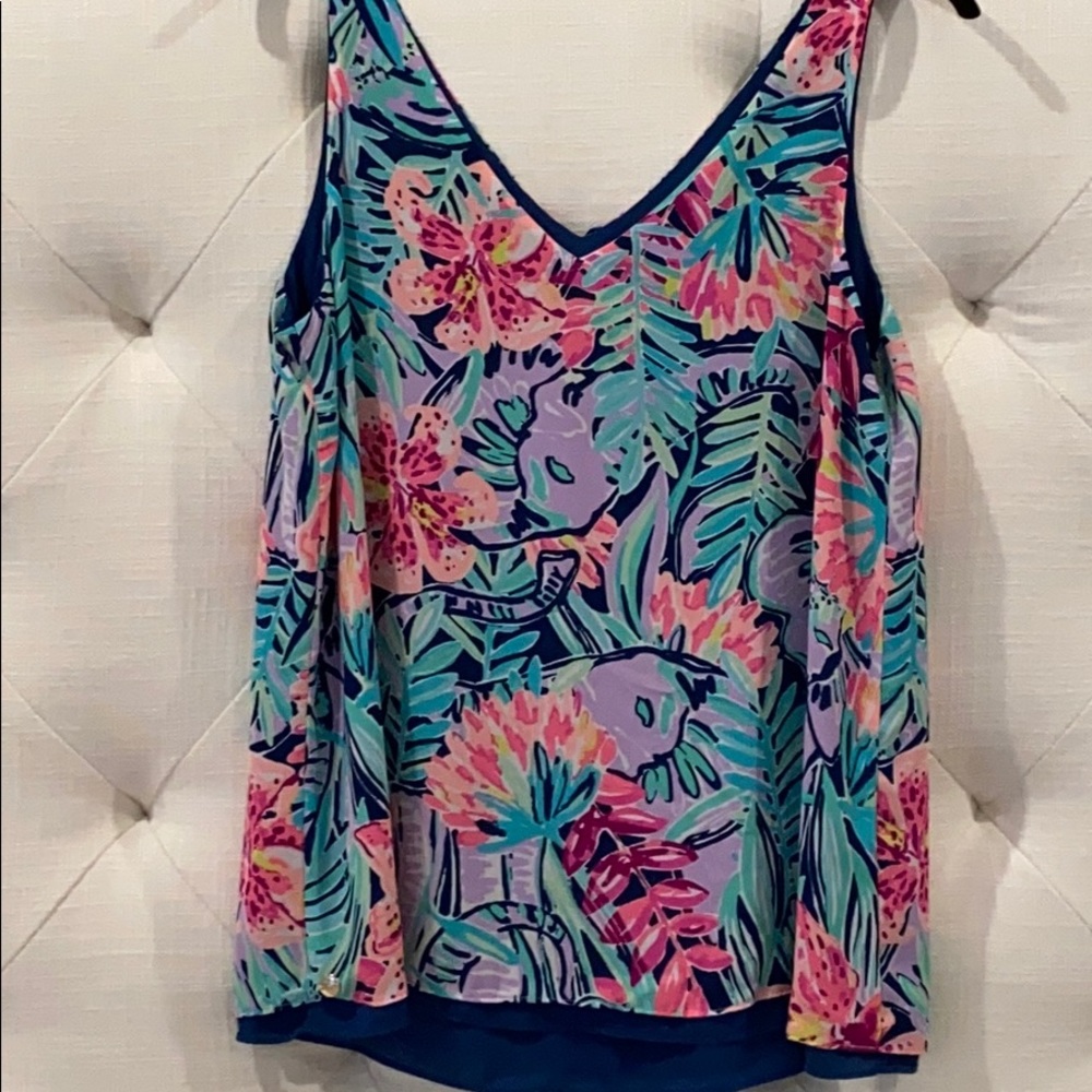 Lilly Pulitzer Sleeveless V-Neck Reversibl…